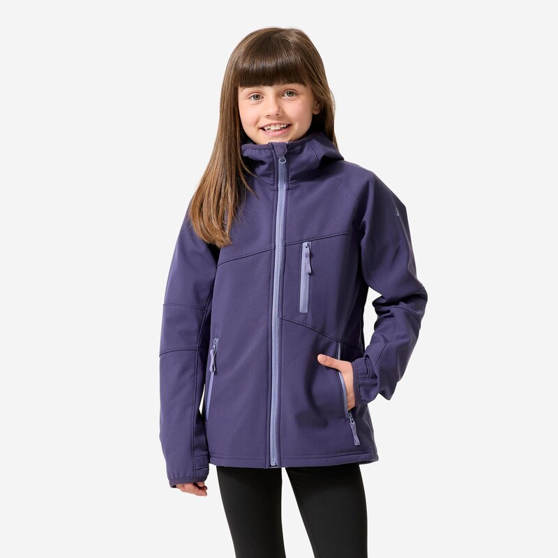 QUECHUA Dětská turistická softshellová bunda Hike 900 7–15 let