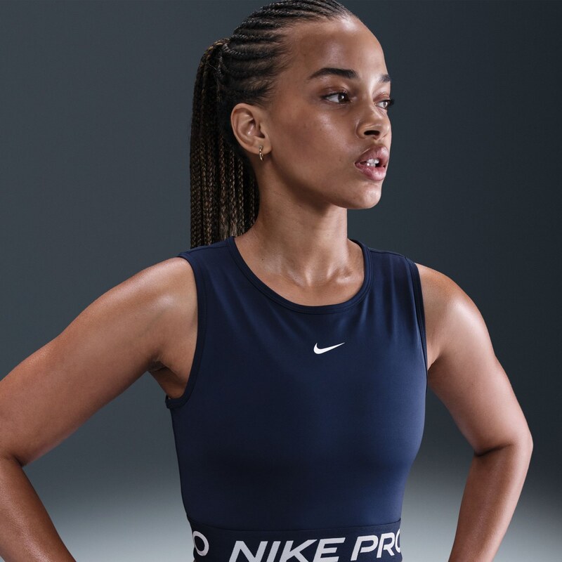 Nike Pro Tank MIDNIGHT NAVY/WHITE