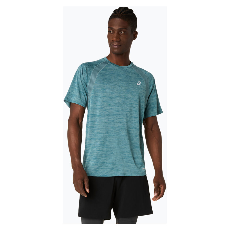 Koszulka do biegania męska ASICS Road foggy teal