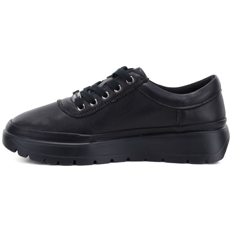 Pohodlné černé dámské kožené polobotky model 22282620 - VINCEZA