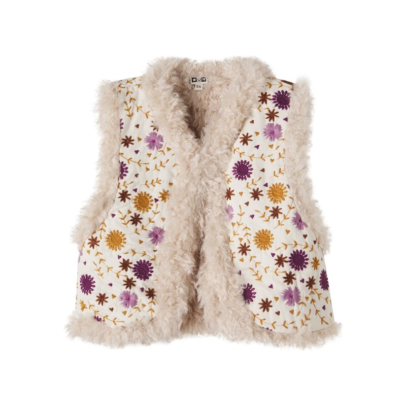 Bonton Maya floral cotton vest