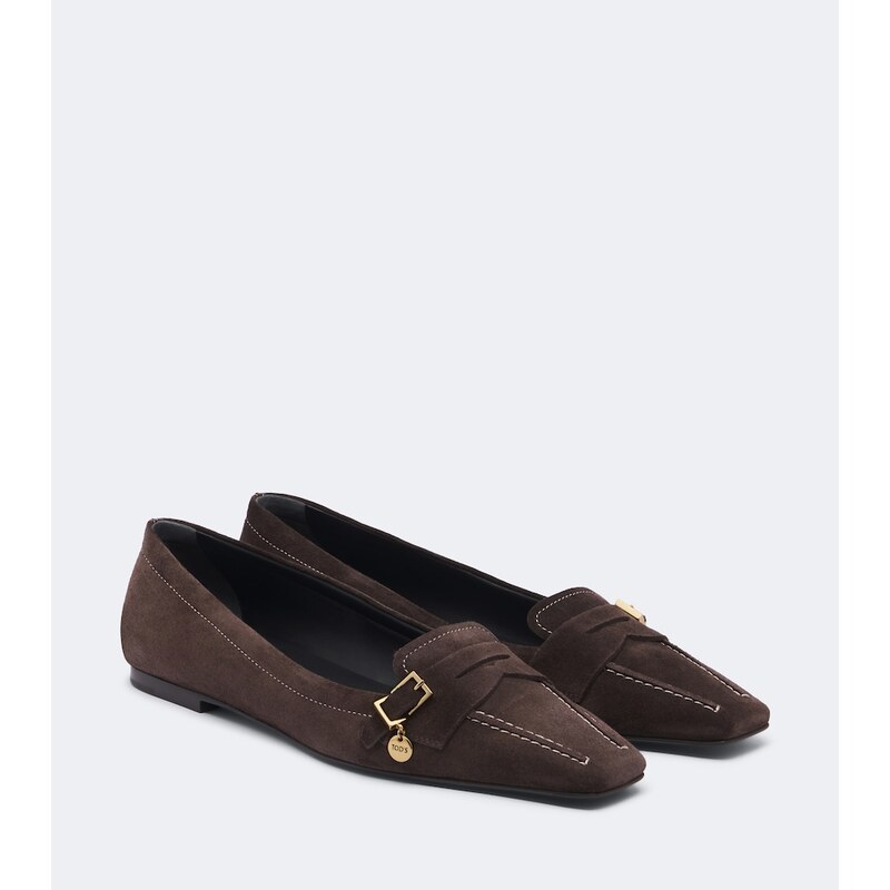 Tods Suede ballet flats