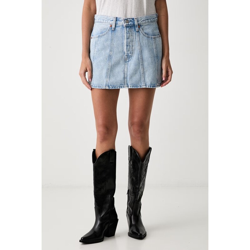 Levis sukně džínová SEAMED ICON