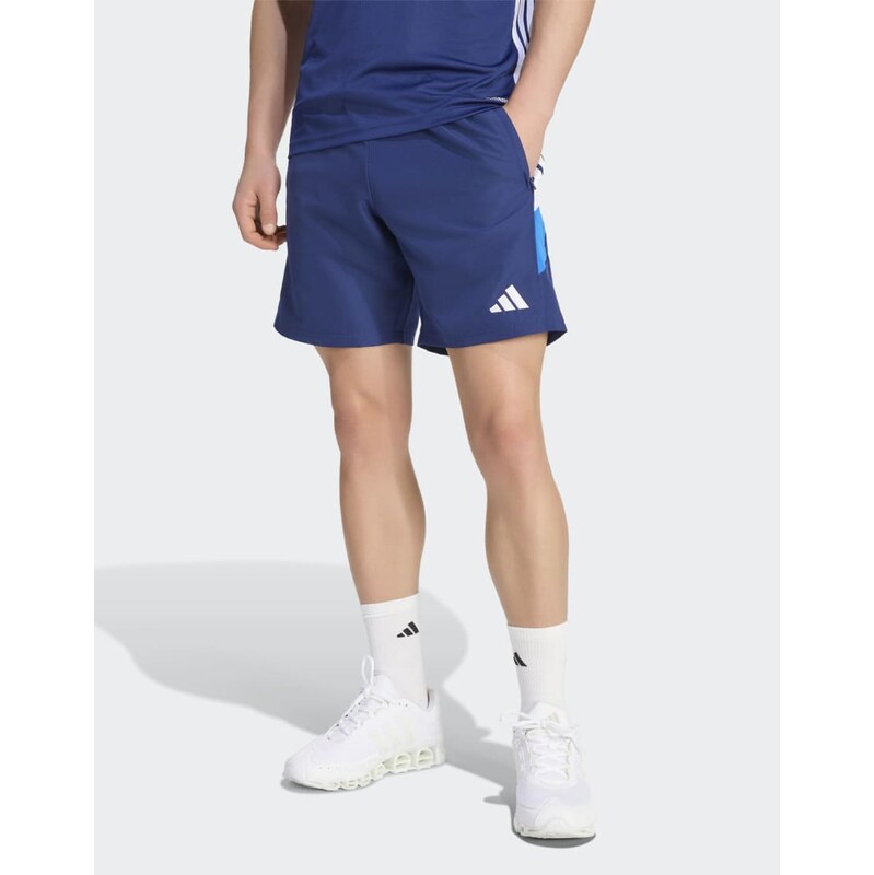 adidas performance Tiro 26 essentials woven shorts in dark blue