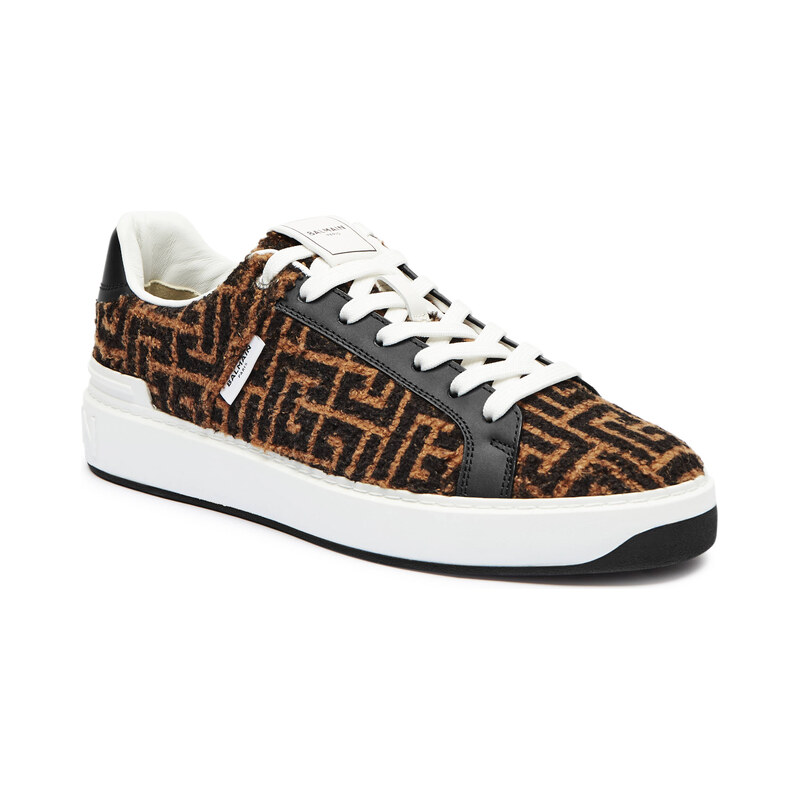 Balmain Tenisky B-COURT s přídavkem kůže