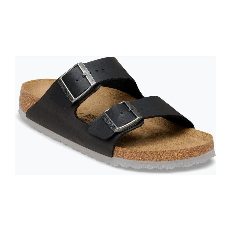 Nazouváky BIRKENSTOCK Arizona Birko-Flor black/light gray