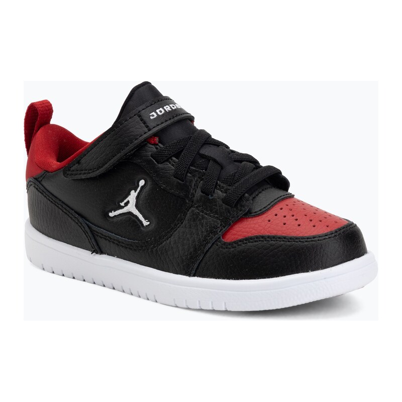 Dětská obuv Jordan Court Connect Low black/gym red/white