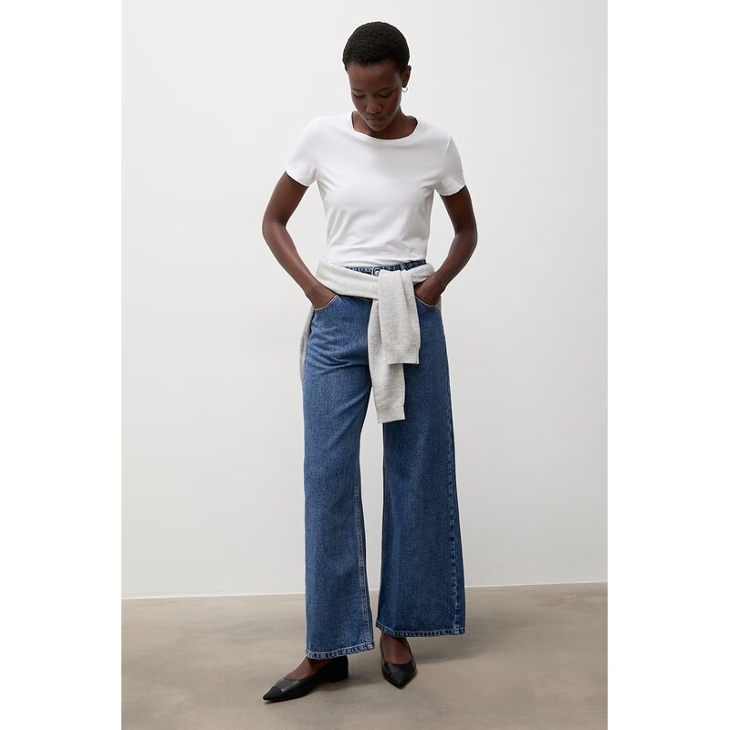 Answear.LAB wide leg džíny dámské