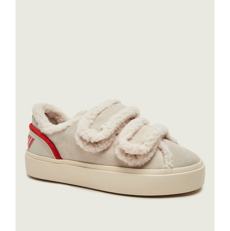 INUIKII Tenisky Lila | shearling | zamsz