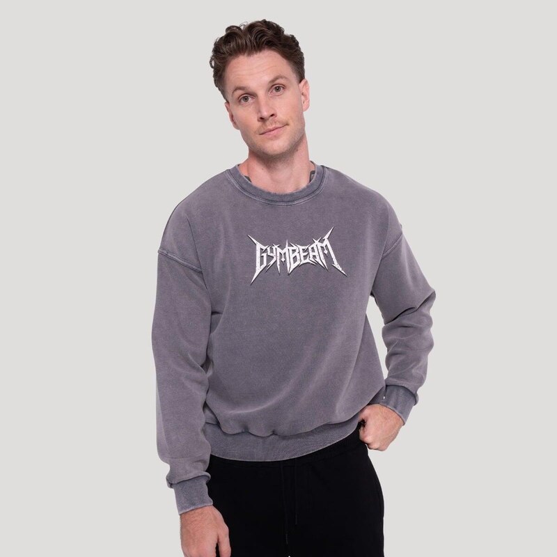 GYMBEAM Pánská fitness mikina bez kapuce Spike