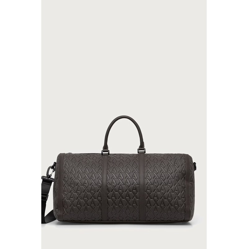 Armani Exchange cestovní taška pánská z imitace kůže
