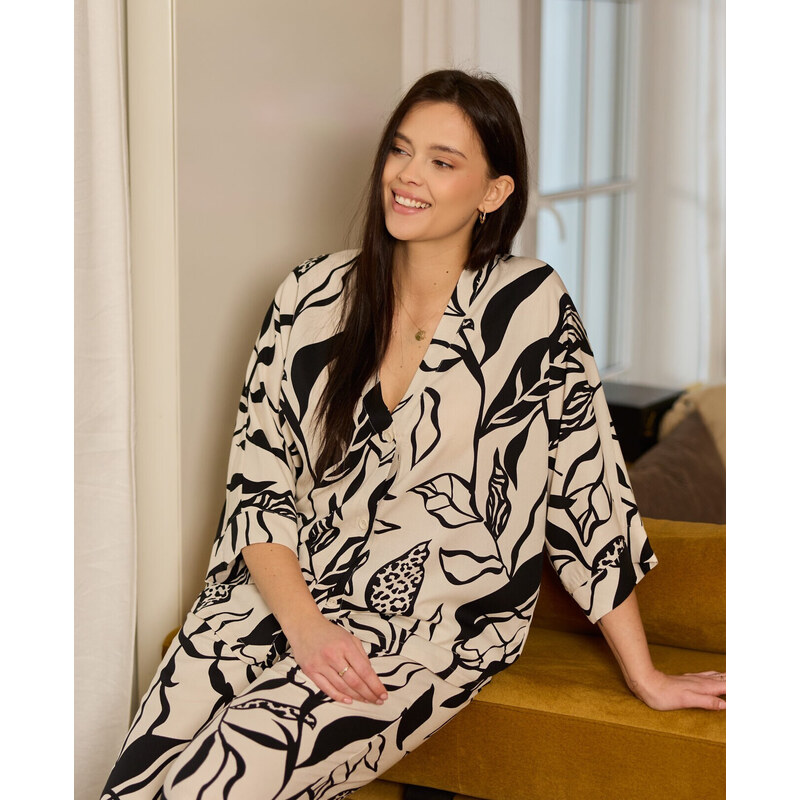 Pyžamo Aurora 3/4 S–2XL s model 22285978 - Mefemi