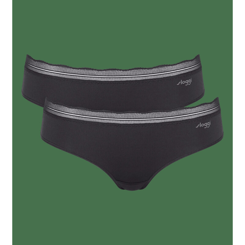 sloggi GO Blush Hipster 2P - Black - SLOGGI Black - SLOGGI