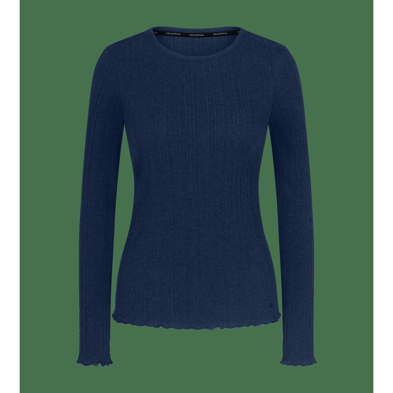 Versatile Rib Top LSL - Blue - TRIUMPH Blue - TRIUMPH