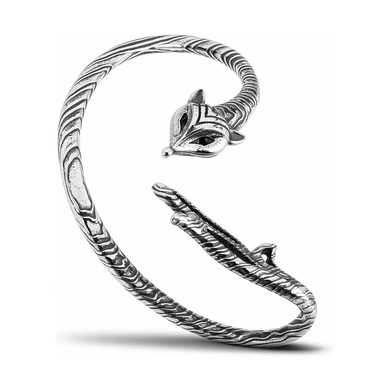 Titan Jewerly Záušnice z chirurgické oceli Liška Fox