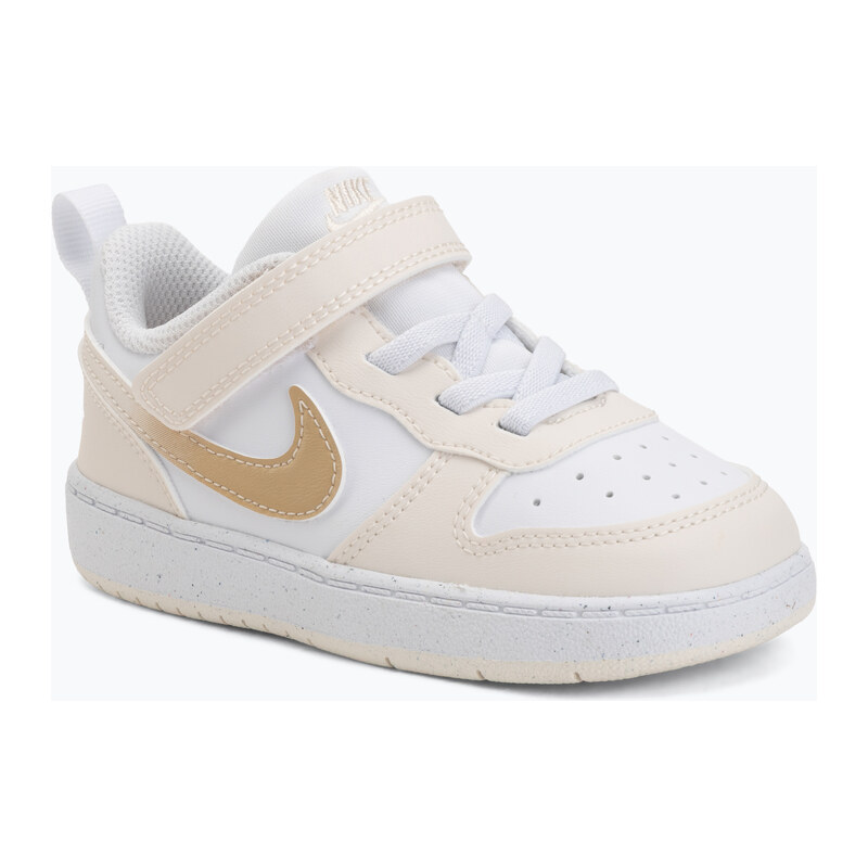 Dětské boty Nike Court Borough Low white/chalk/white/shimmer