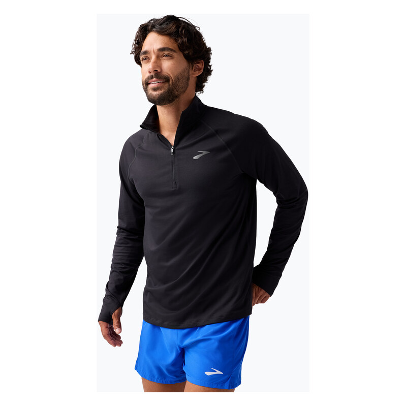 Pánská běžecká mikina Brooks Dash 1/4 Zip 3.0 black