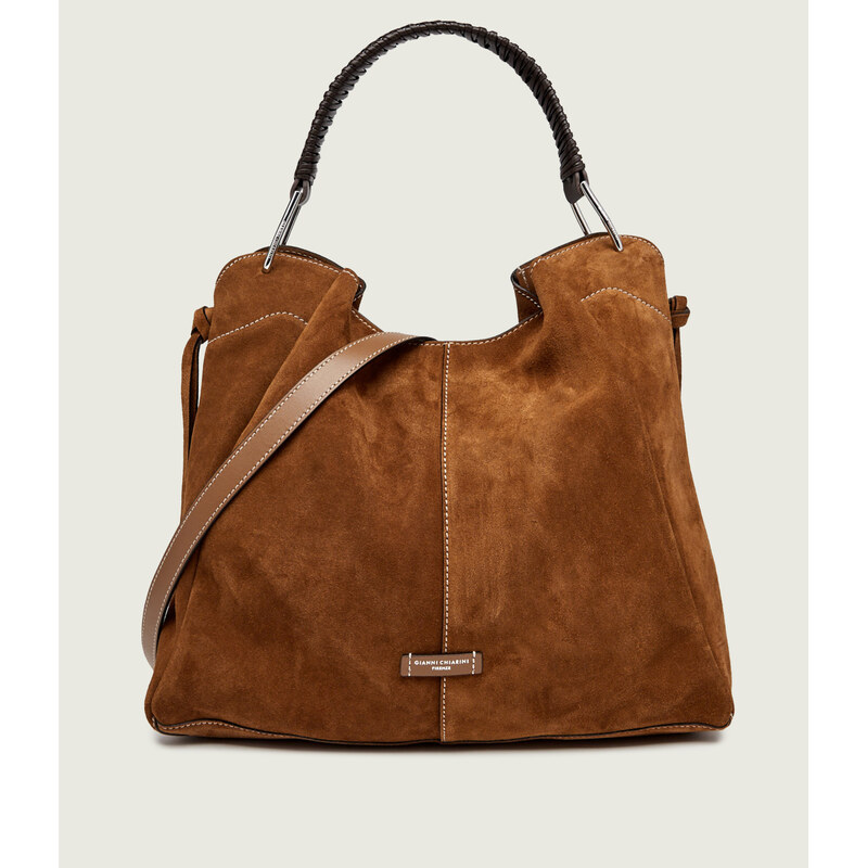 GIANNI CHIARINI Kabelka shopper + váček Era | semiš