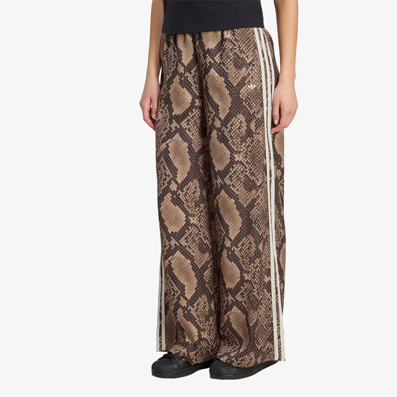 adidas Originals Kalhoty adidas Satin Snake Print Wide Leg Track