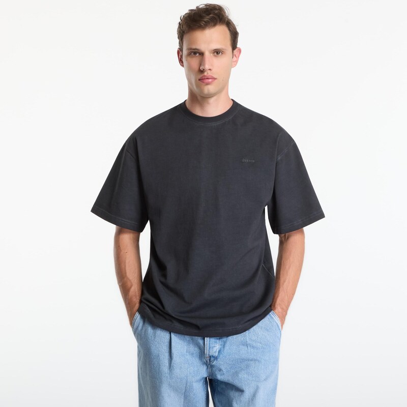 Tričko Queens Mens Oversized Tee Washed Black M