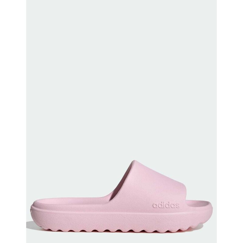 adidas performance Adilette lumia slides in clear pink / clear
