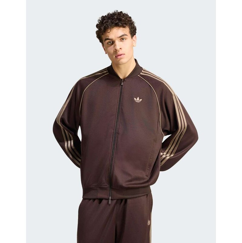 adidas Originals Sst adicolor classics loose tracktop in aurora