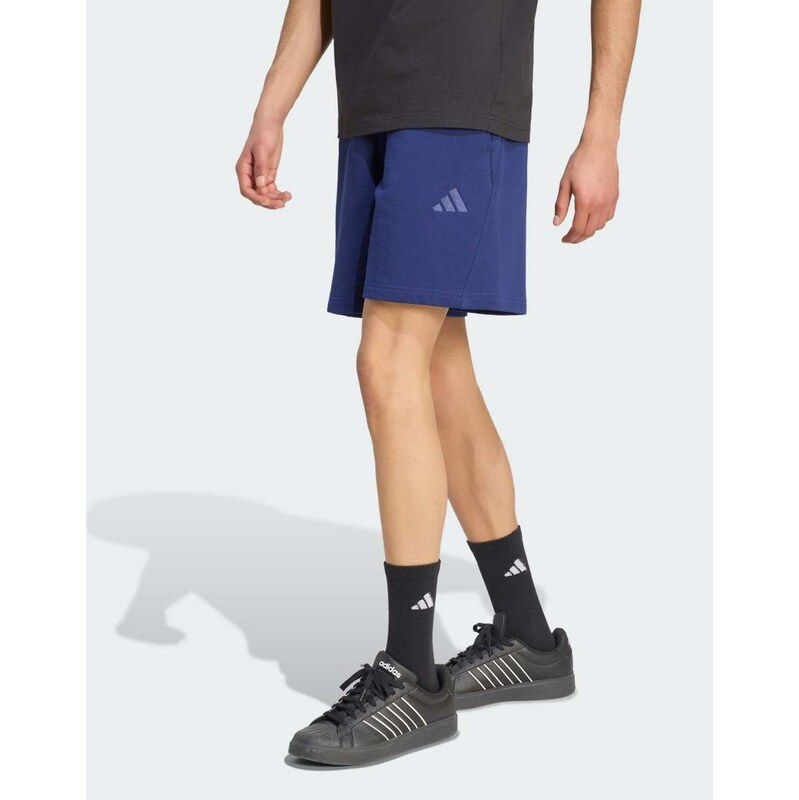 adidas performance Adidas kit small logo short in dark blue