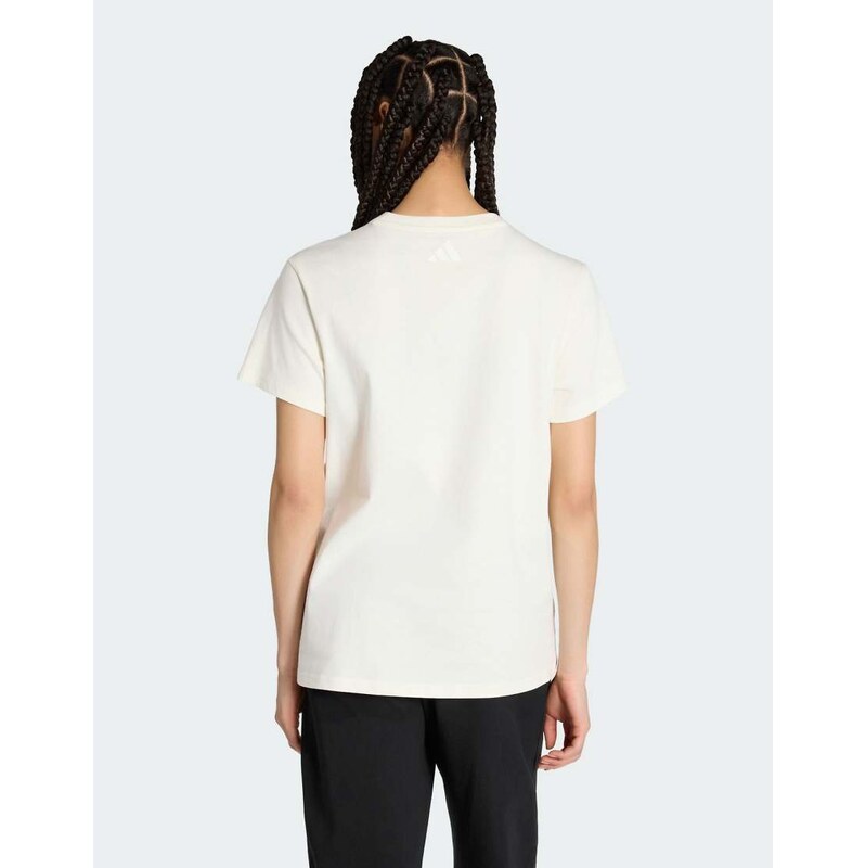 adidas performance Floral loose graphic t-shirt 2 in off white