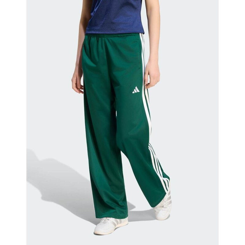 adidas performance Dayready wide leg trackpants in collegiate