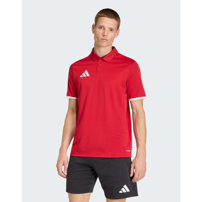 adidas performance Entrada26 polo shirt in team power red 2 /