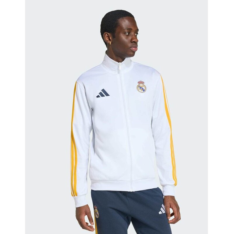 adidas performance Real madrid dna track top in white