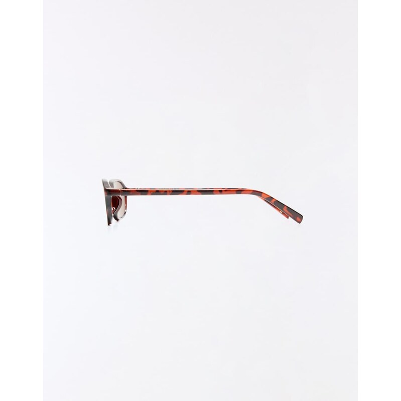 Bershka Oval sunglasses in brown