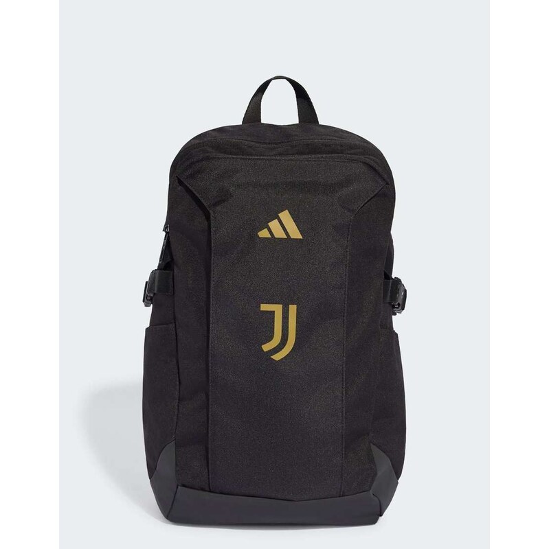 adidas performance Juventus backpack in black / dark football