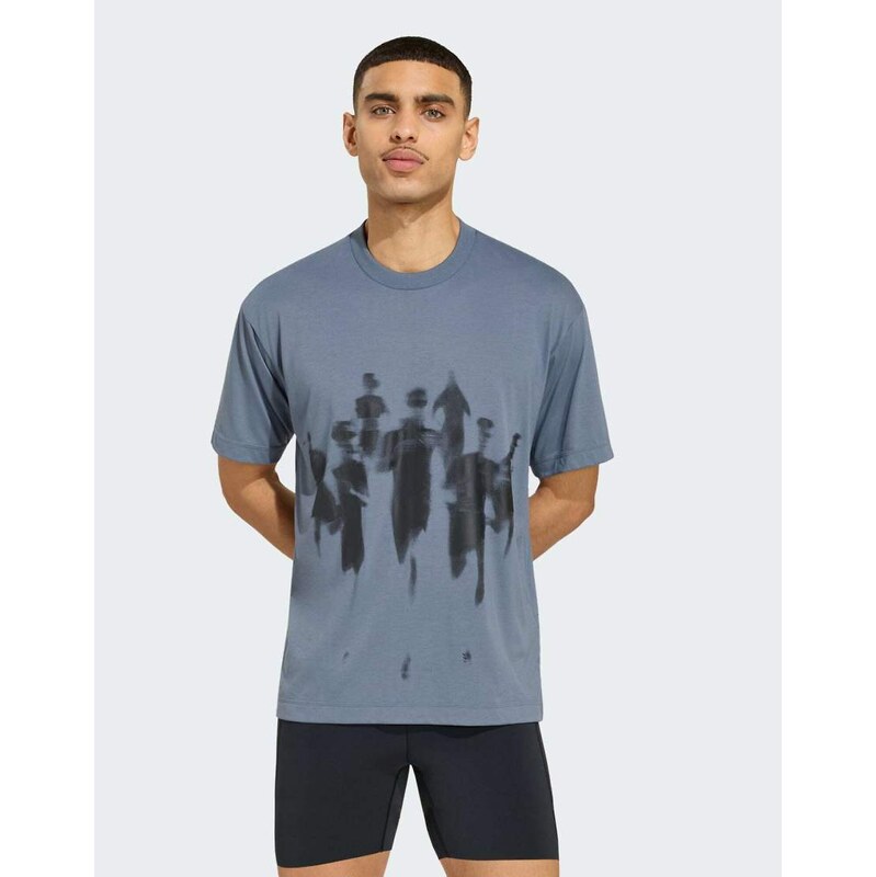 adidas performance Adi365 aspyre running graphic t-shirt in