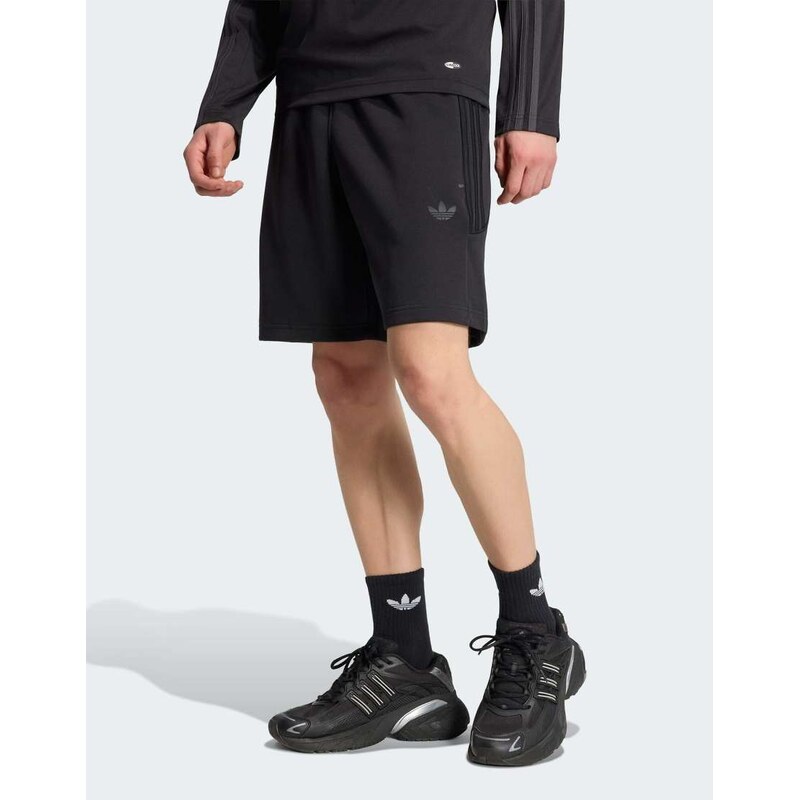 adidas Originals Spacer teamgeist 26 cutline shorts in black