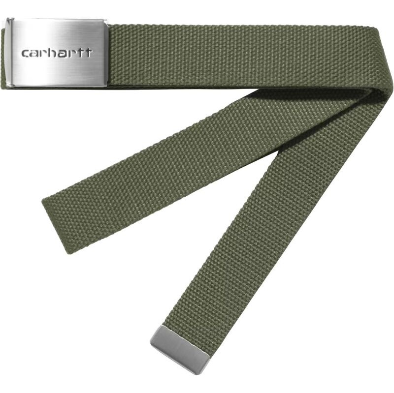 PÁSEK CARHARTT WIP Clip Chrome - zelená