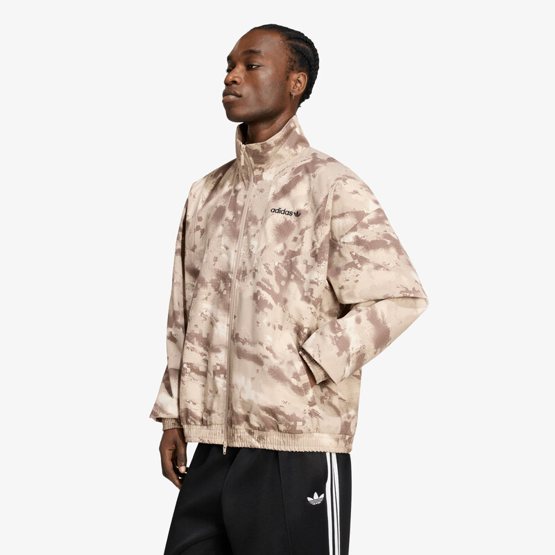 adidas Originals Bunda adidas Camo Cutline Track Top Khaki Three