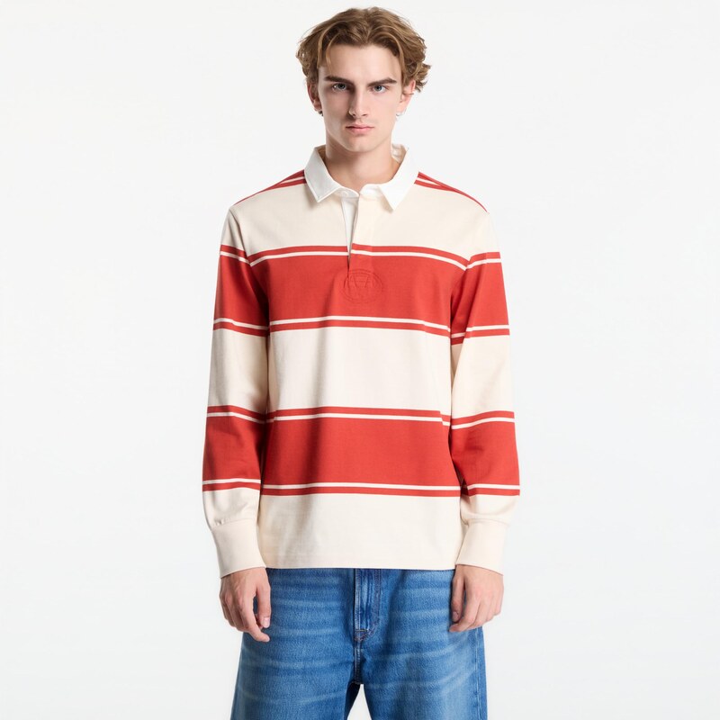 Tričko Gant Striped Rugger Soft Apricot M