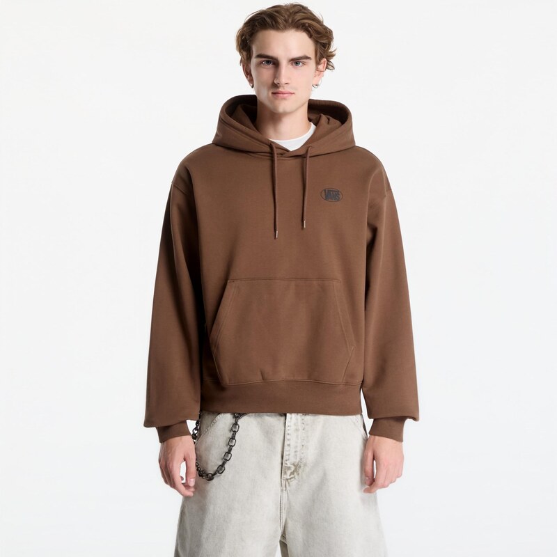 Mikina Vans Oval Logo Pullover Vintage Cocoa XL