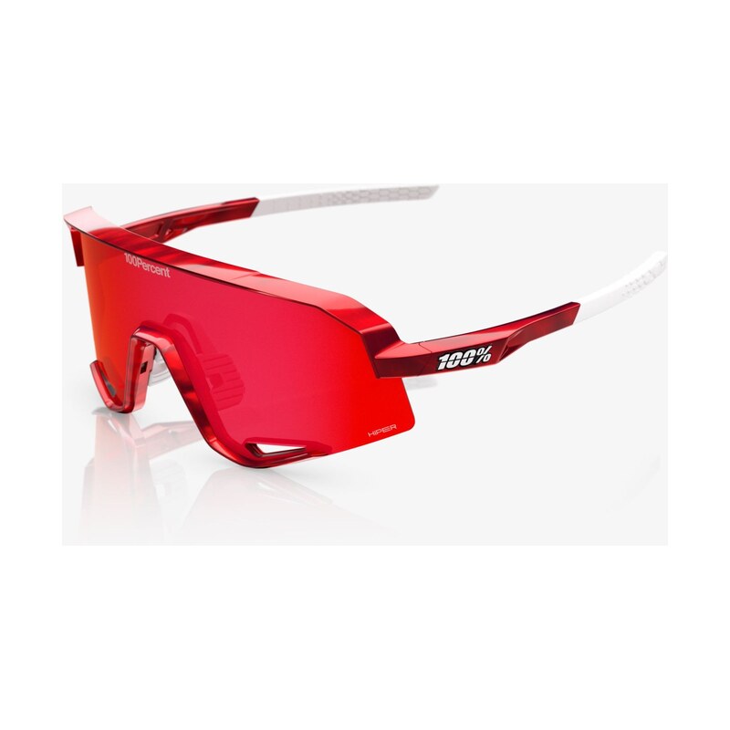 100% Slendale Pidcock Le cyklistické brýle Gloss Red Holographic