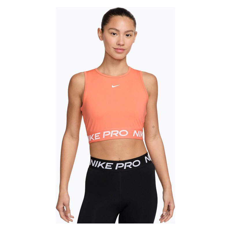 Dámský sportovní top Nike Pro Dri-Fit crimson bliss/white
