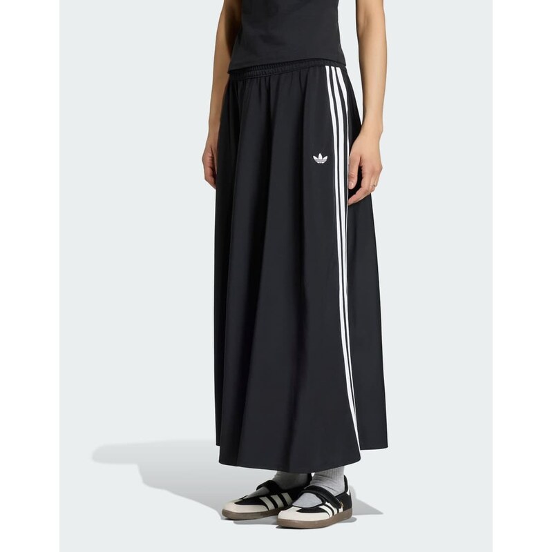 adidas Originals Firebird skirt in black / white