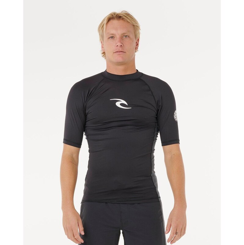 RIP CURL Pánské lycrové triko WAVES s krátkým rukávem