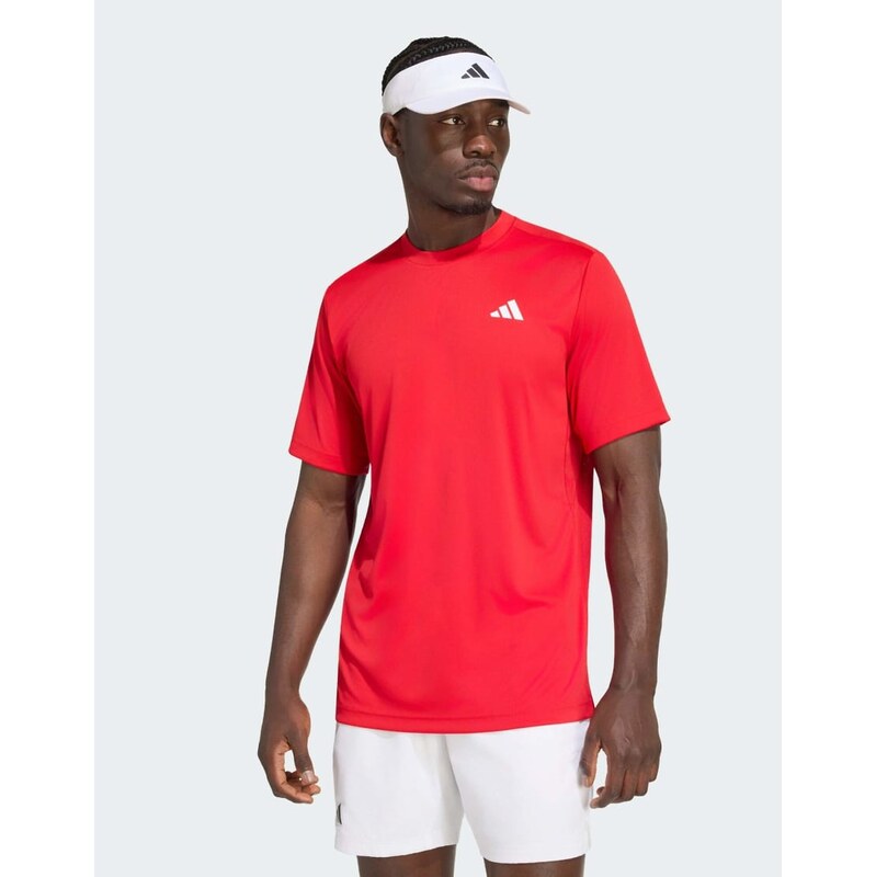 adidas performance Club tennis climacool tee in better scarlet