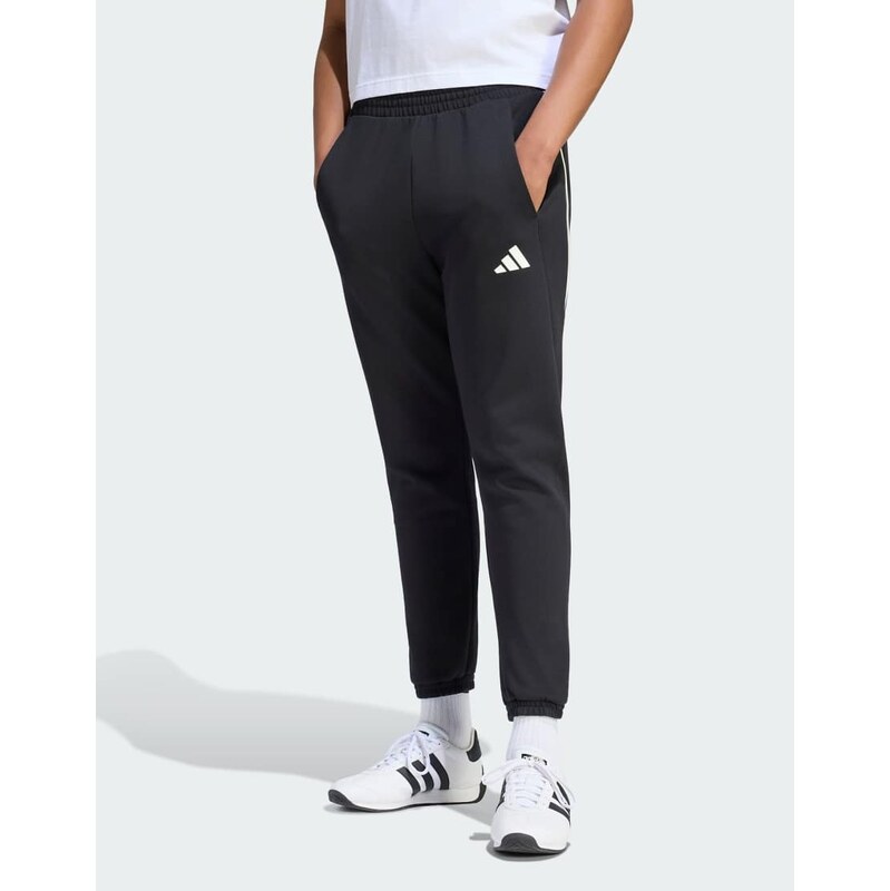 adidas performance Stadium small logo pant in black