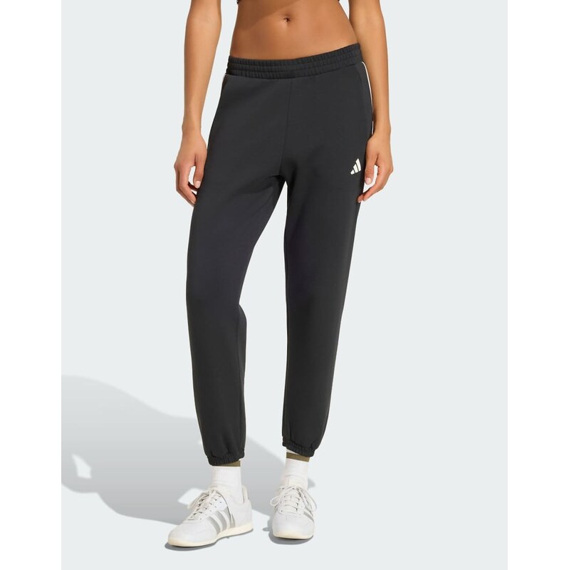 adidas performance Stadium small logo pant in black