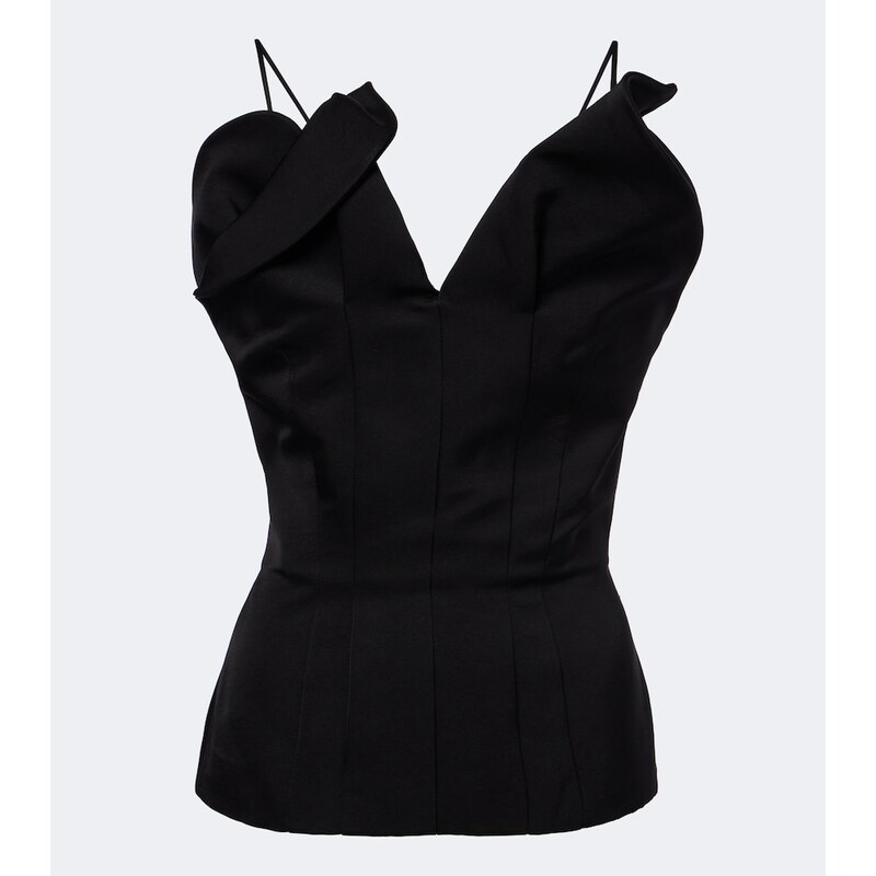 Magda Butrym Cotton and silk top