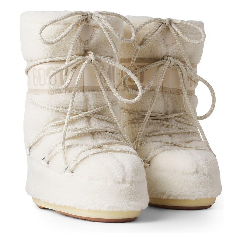 Moon Boot Kids Icon teddy snow boots