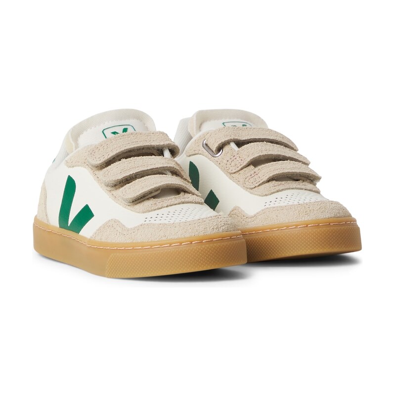 Veja Kids V-90 leather sneakers