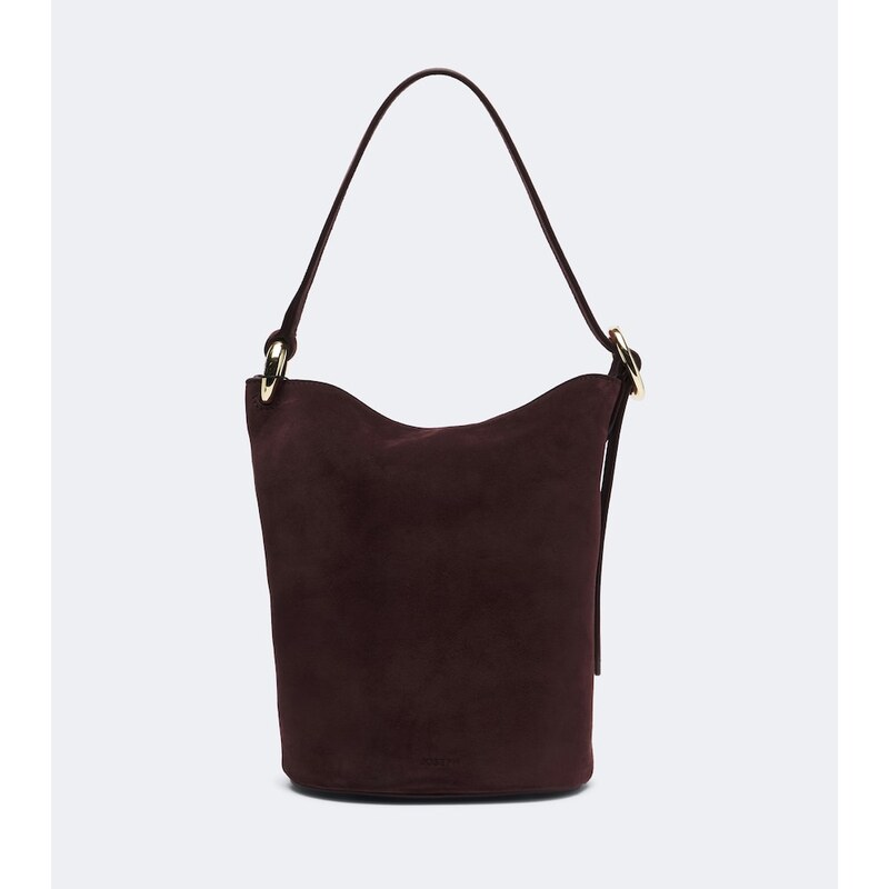 Joseph Bucket Mini suede shoulder bag